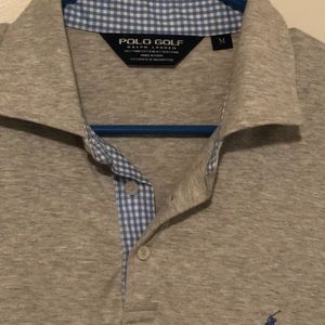 Men’s Grey Ralph Lauren Polo Golf shirt sz Medium